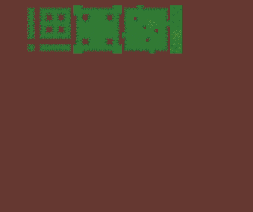 A GIF that showcases the autotiling feature in a tilemap layer.